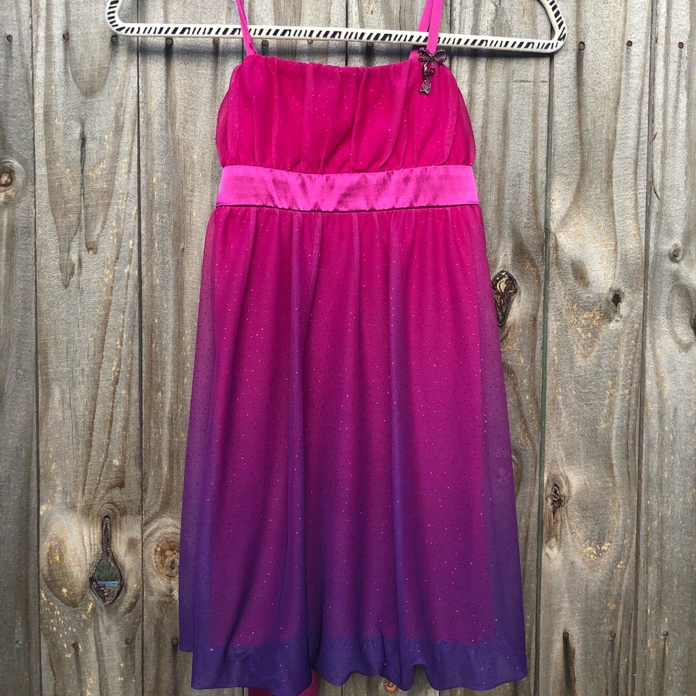 ByerGirl Pink/Purple Sparkle Formal Dress